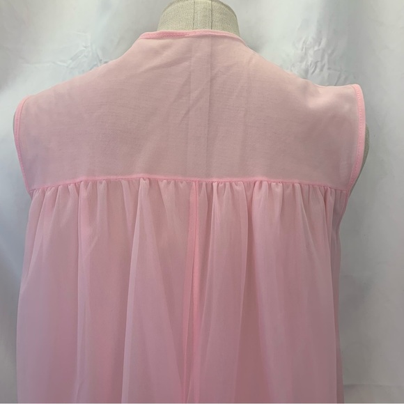 Vintage Floor Length Embroidered and Lace Nightgown - Picture 5 of 7